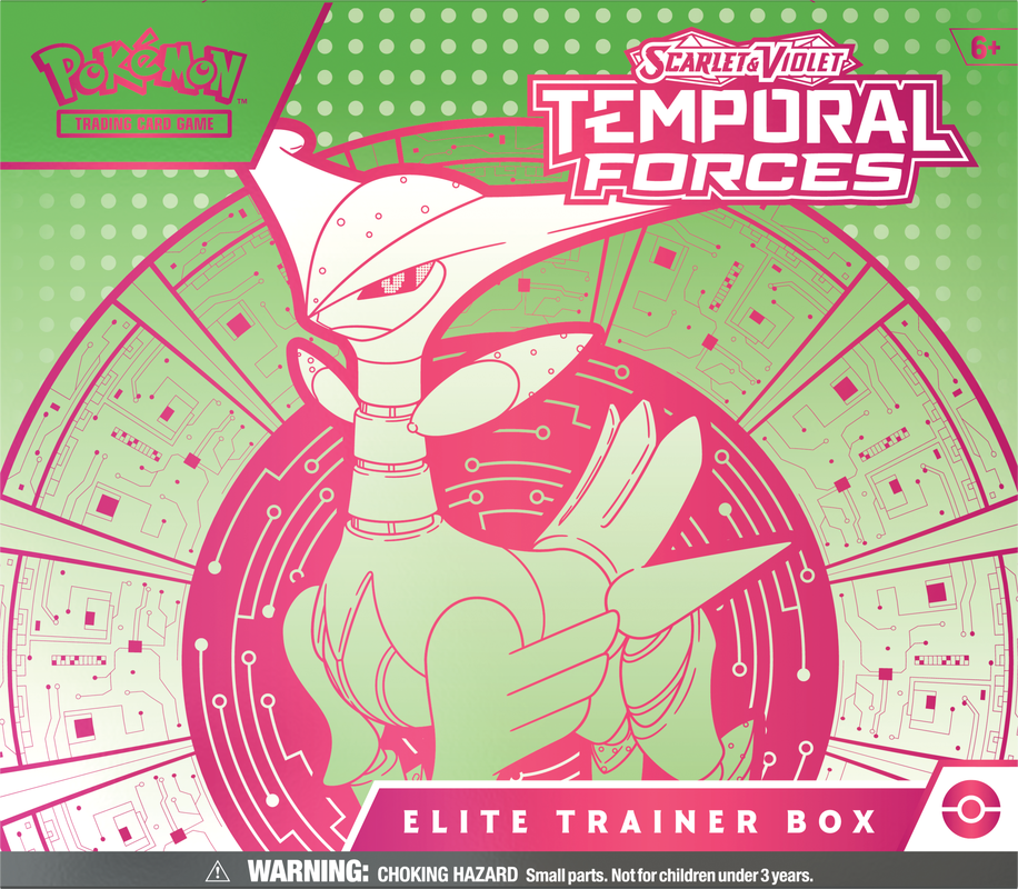 Pokemon - Scarlet & Violet - Temporal Forces - Elite Trainer Box - Random Art