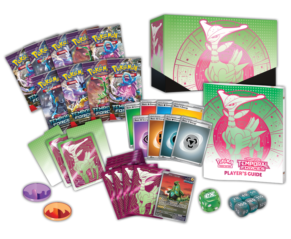 Pokemon - Scarlet & Violet - Temporal Forces - Elite Trainer Box - Random Art