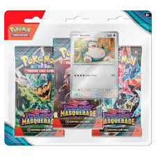 Pokémon TCG: Scarlet & Violet- Twilight Masquerade 3 Booster Packs, Coin & Random Promo (Random Art)