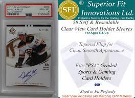 Perfect Fit Superior Fit Innovations Sleeves for PSA Graded Cards/Slabs