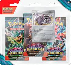 Pokémon TCG: Scarlet & Violet- Twilight Masquerade 3 Booster Packs, Coin & Random Promo (Random Art)