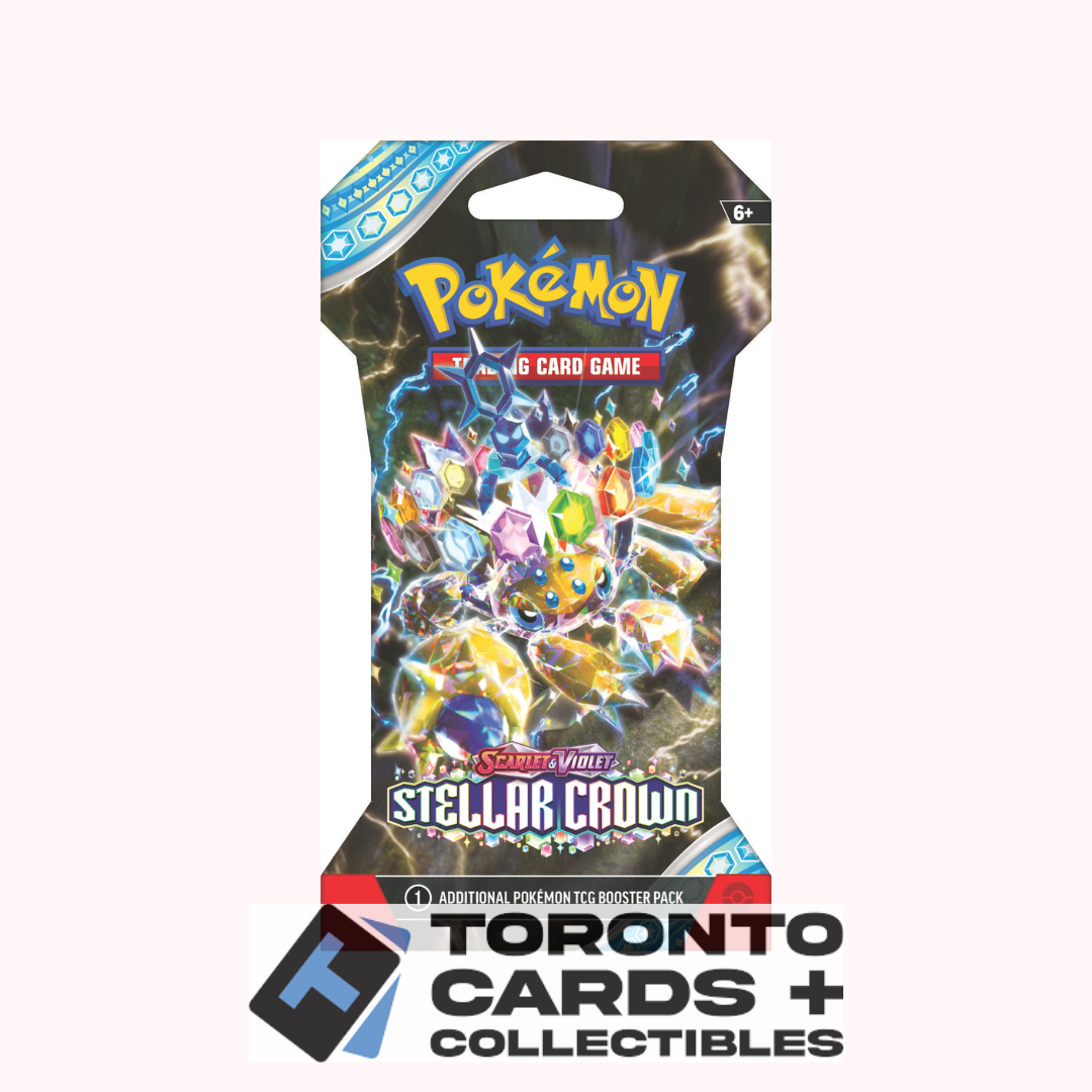 Pokémon TCG: Scarlet & Violet: Stellar Crown Sleeved Booster Pack (10 Cards) - Random Art