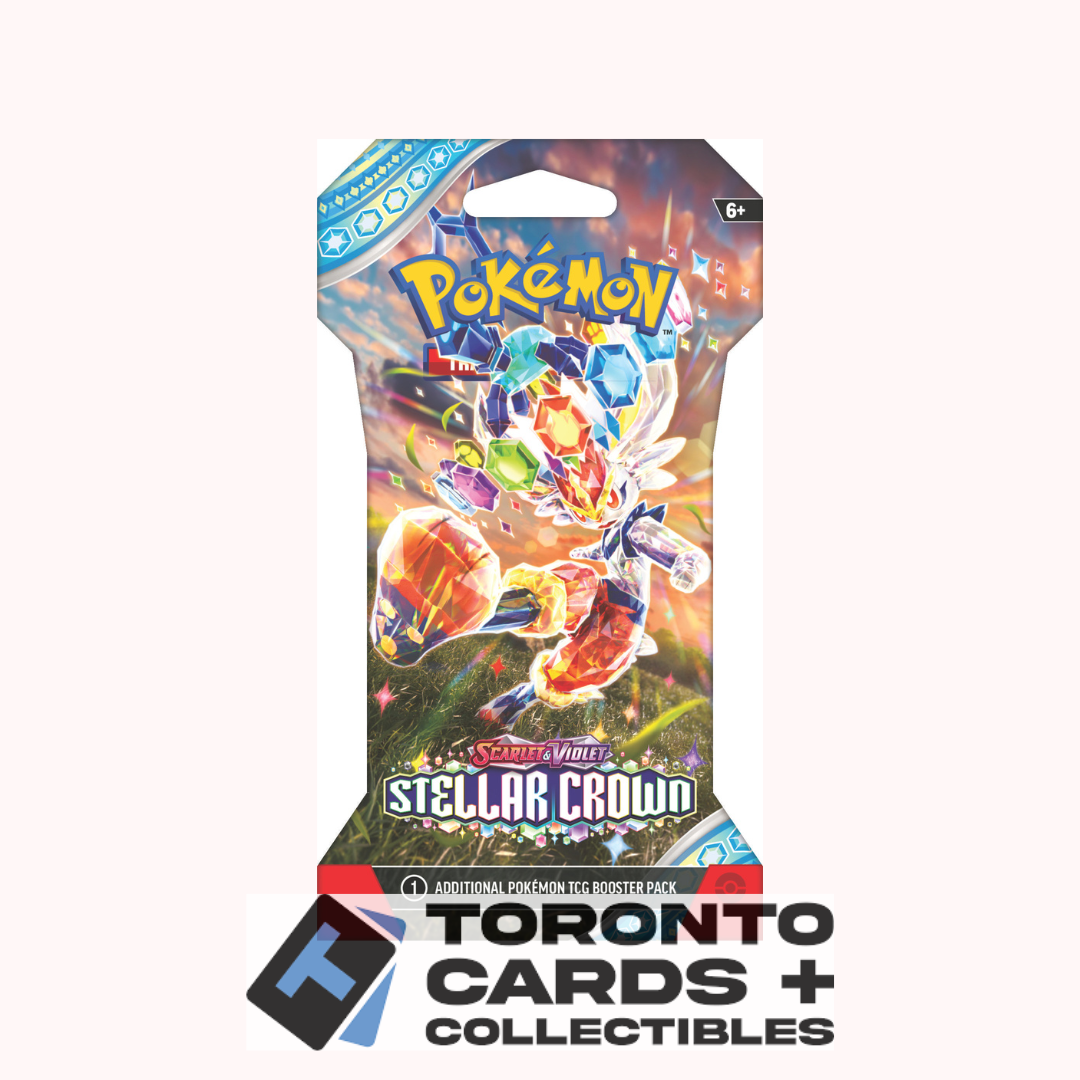 Pokémon TCG: Scarlet & Violet: Stellar Crown Sleeved Booster Pack (10 Cards) - Random Art