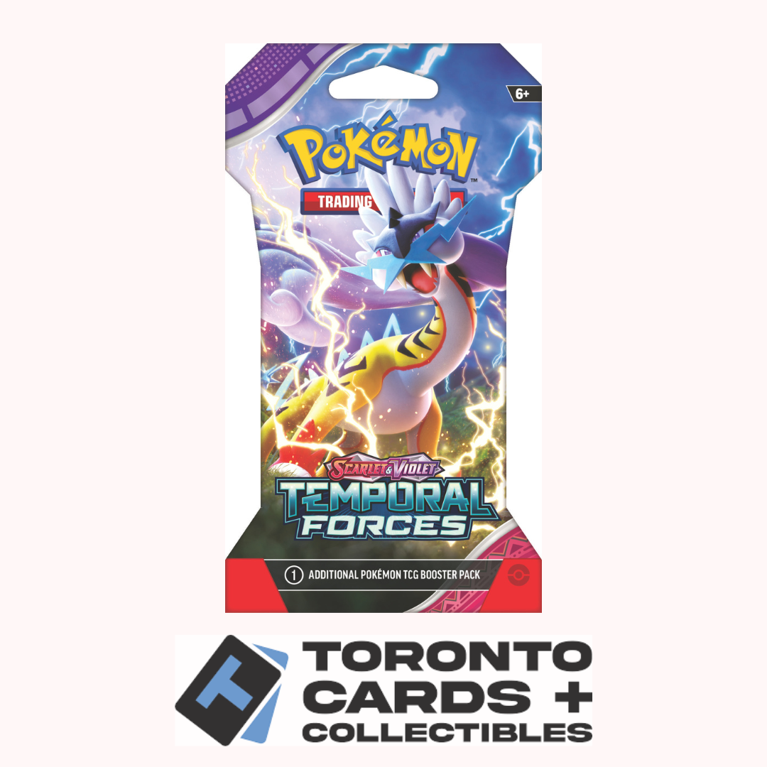 Pokémon TCG: Scarlet & Violet-Temporal Forces Sleeved Booster Pack (10 Cards) - Random Art