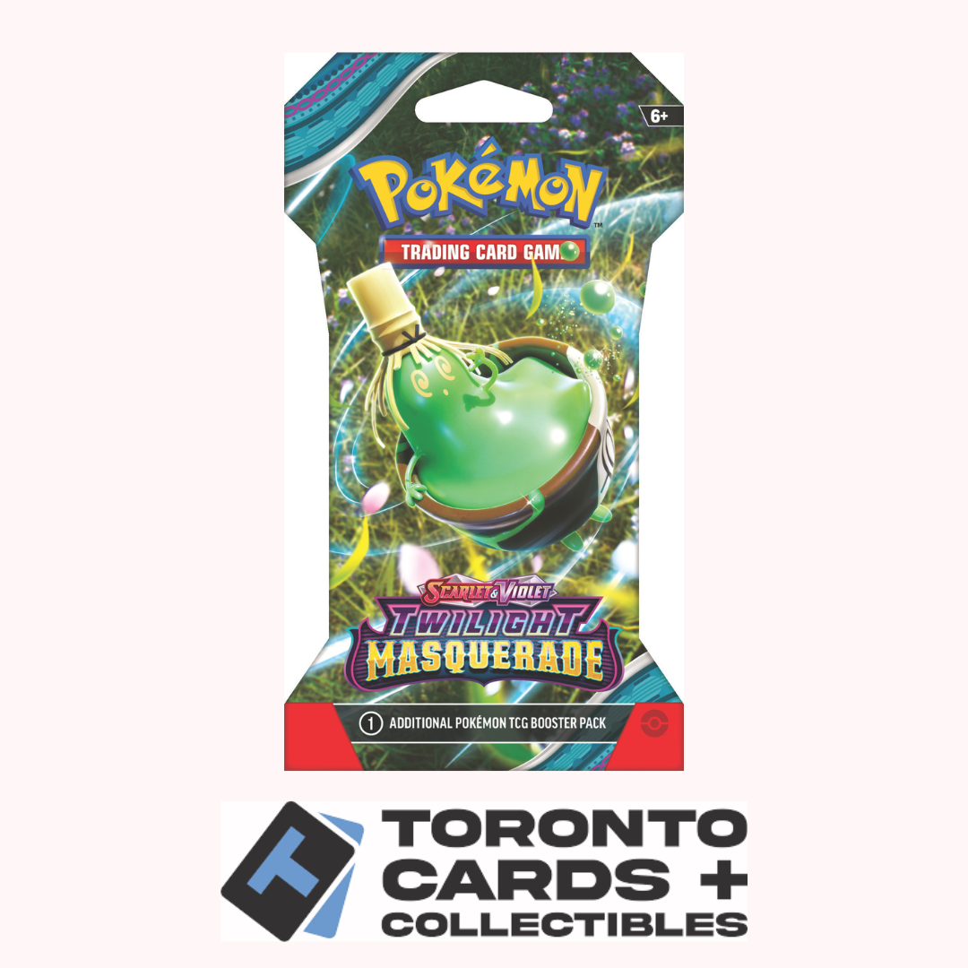 Pokémon TCG: Scarlet & Violet: Twilight Masquerade Sleeved Booster Pack (10 Cards) - Random Art