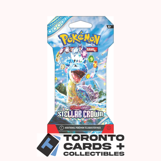 Pokémon TCG: Scarlet & Violet: Stellar Crown Sleeved Booster Pack (10 Cards) - Random Art