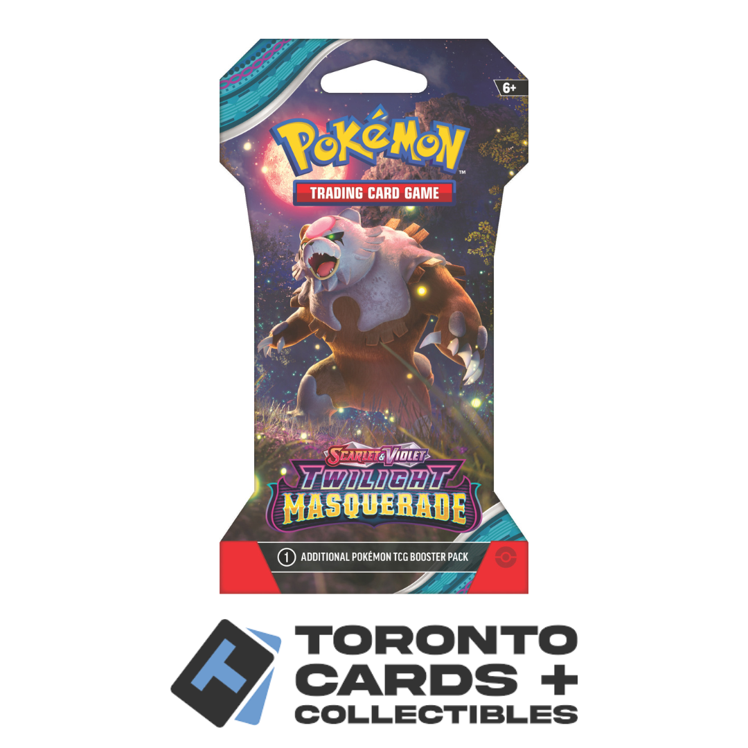 Pokémon TCG: Scarlet & Violet: Twilight Masquerade Sleeved Booster Pack (10 Cards) - Random Art