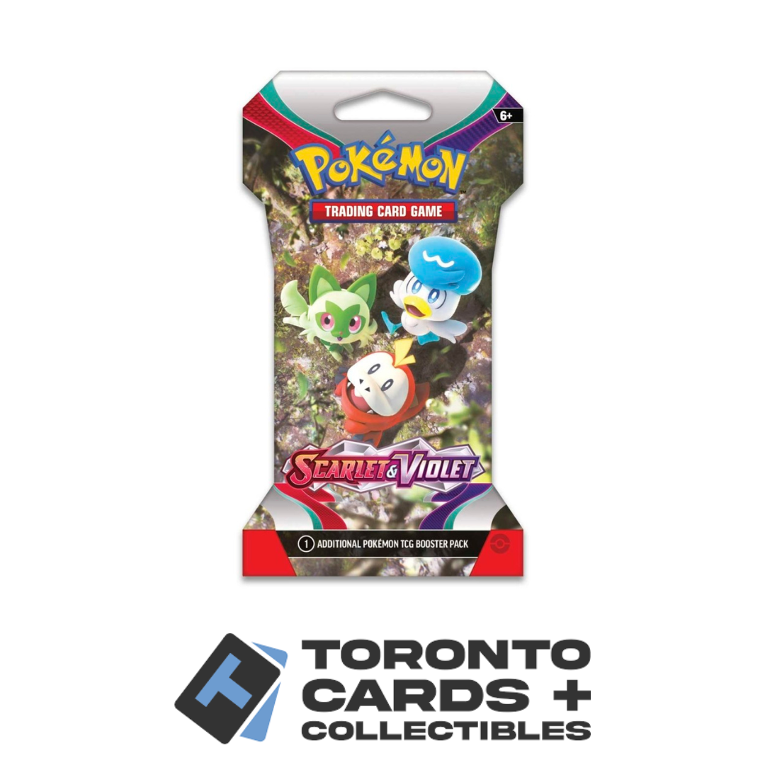 Pokémon TCG: Scarlet & Violet  Sleeved Booster Pack (10 Cards) - Random Art