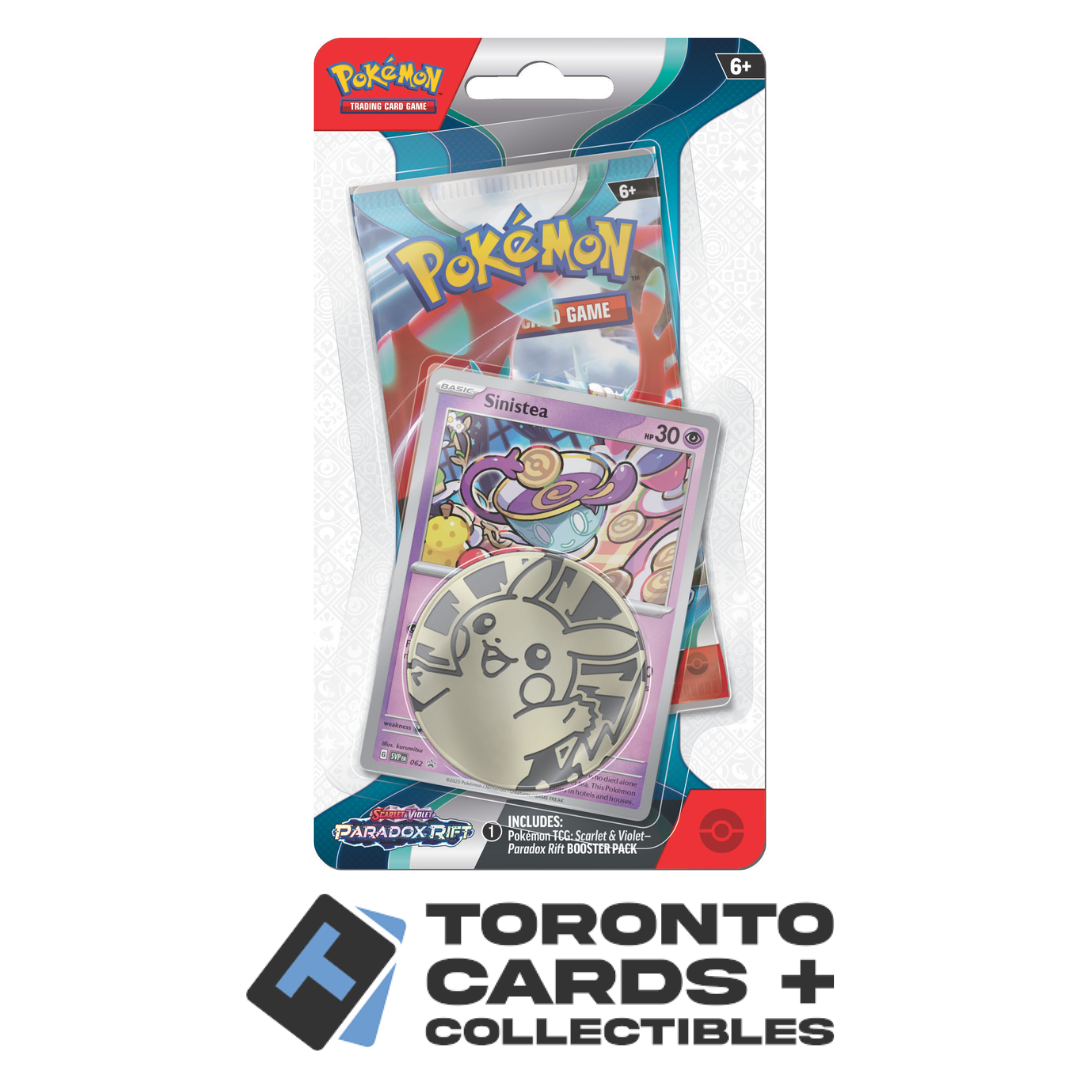 Pokémon TCG: Scarlet & Violet-Paradox Rift Sleeved Checklane (10 Cards) - Random Art - Preorder