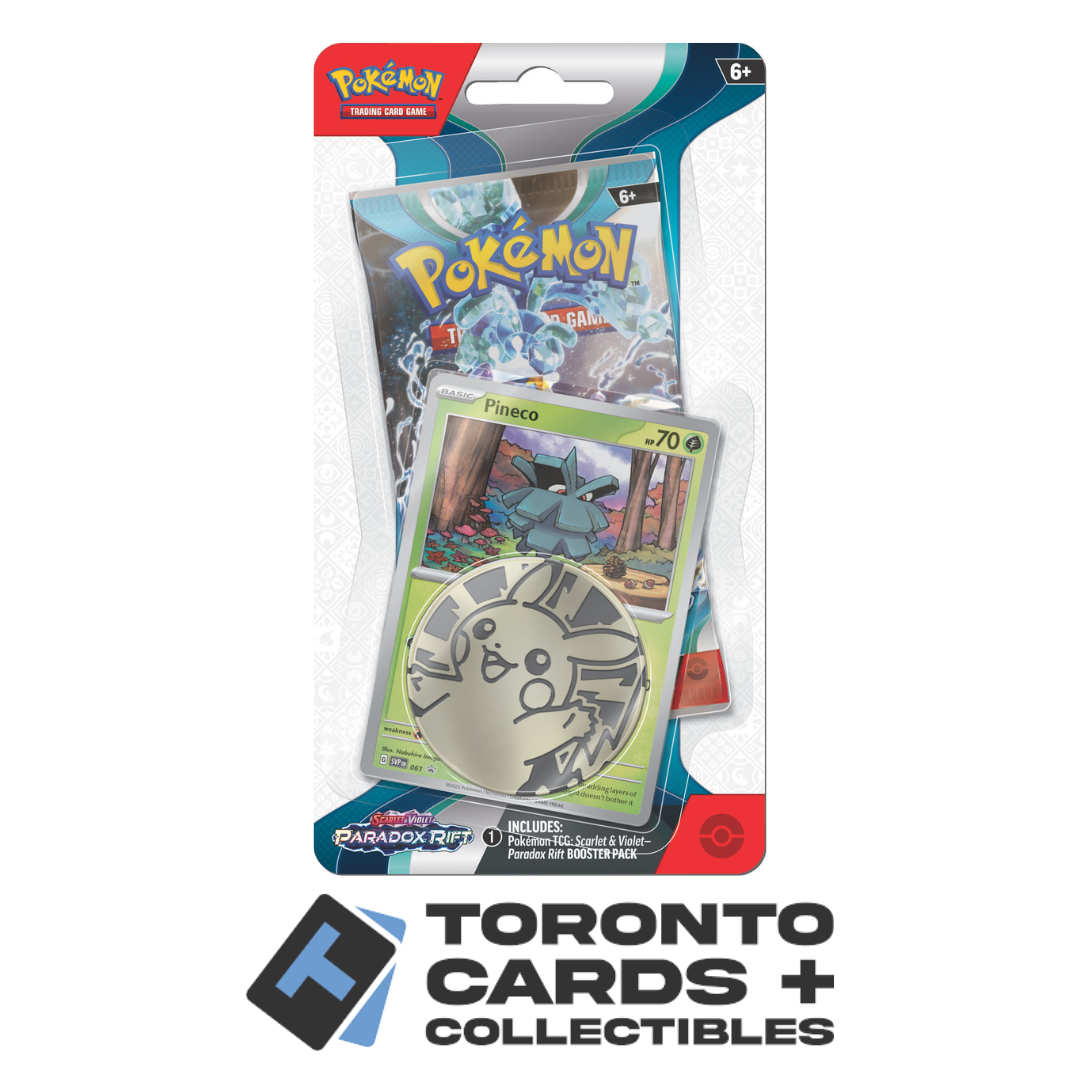 Pokémon TCG: Scarlet & Violet-Paradox Rift Sleeved Checklane (10 Cards) - Random Art - Preorder