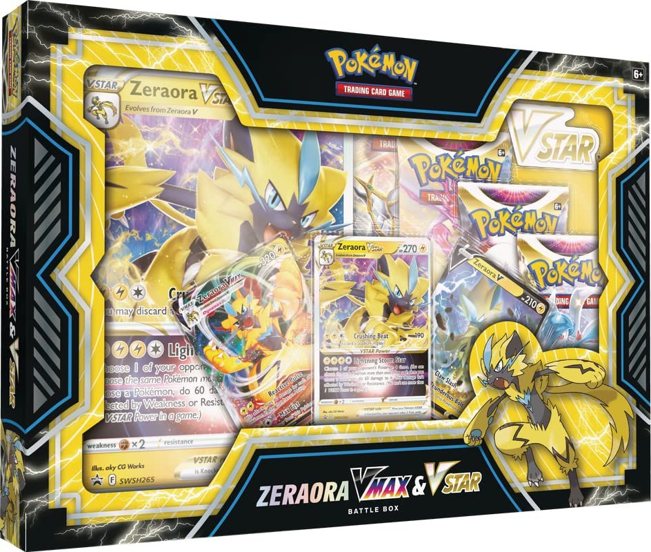 Pokémon TCG Zeraora VMax & VStar Battle Box