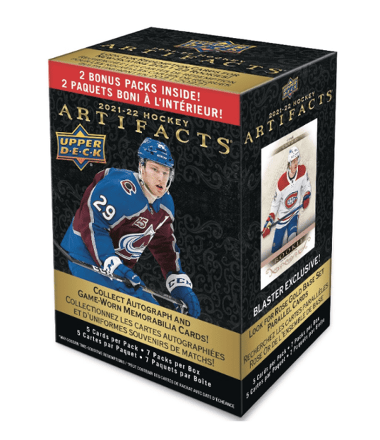 2021-22 Upper Deck NHL Hockey Artifacts Blaster Box