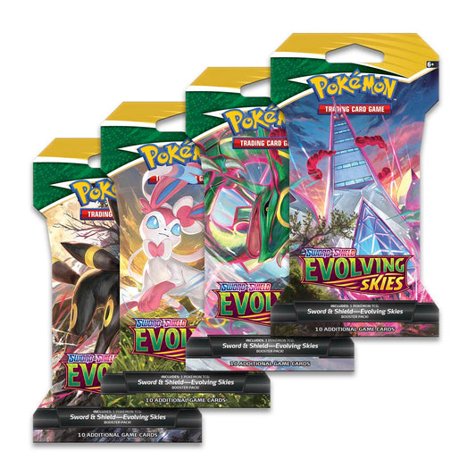 Pokémon TCG: Sword & Shield-Evolving Skies Sleeved Booster Pack (10 Cards)