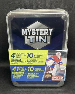 2021 Upper Deck Hockey Mystery Tin Possible Connor McDavid Or Auston Matthews RC Card