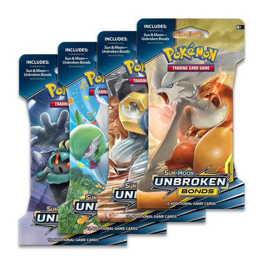 Pokémon TCG: Sun & Moon-Unbroken Bonds Sleeved Booster Pack (10 Cards)
