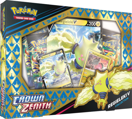 Pokémon: Crown Zenith Collection - Regieleki V or Regidrago V (Random Art)