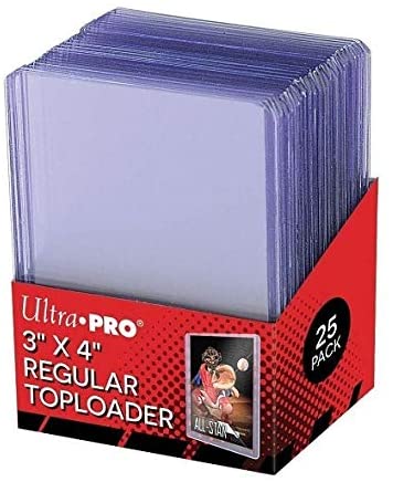 3" x 4" Clear Regular Toploaders for Standard Size Cards