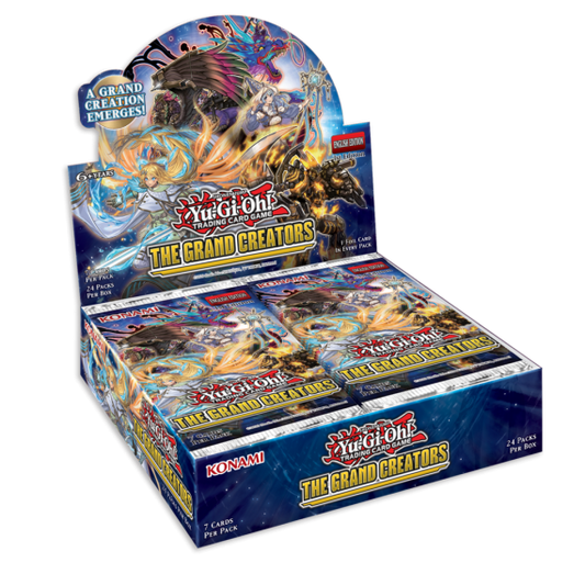 YUGIOH - THE GRAND CREATORS BOOSTER BOX 1ST EDITION